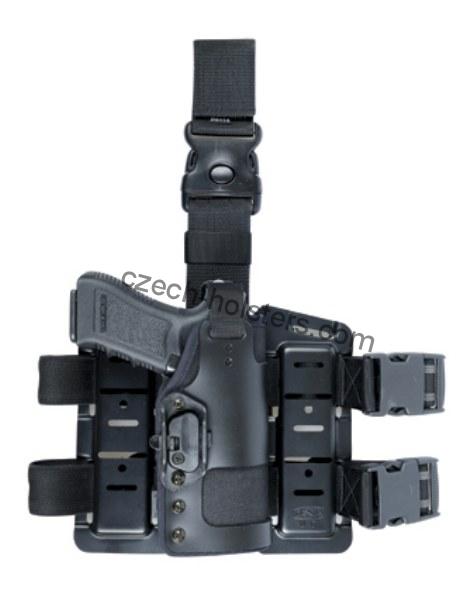 Tactical Duty Leg Holster w/ Lock Block CZ 75 D Compact P-01 P-06 PCR