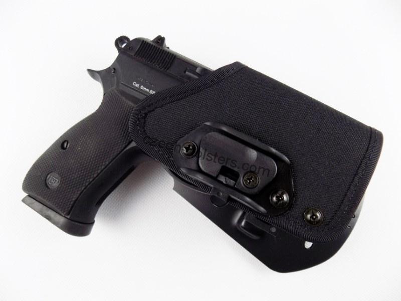 CZ 75 D Compact P-01 P-06 PCR Concealed Carry Holster w/ Lock Block - PADDLE