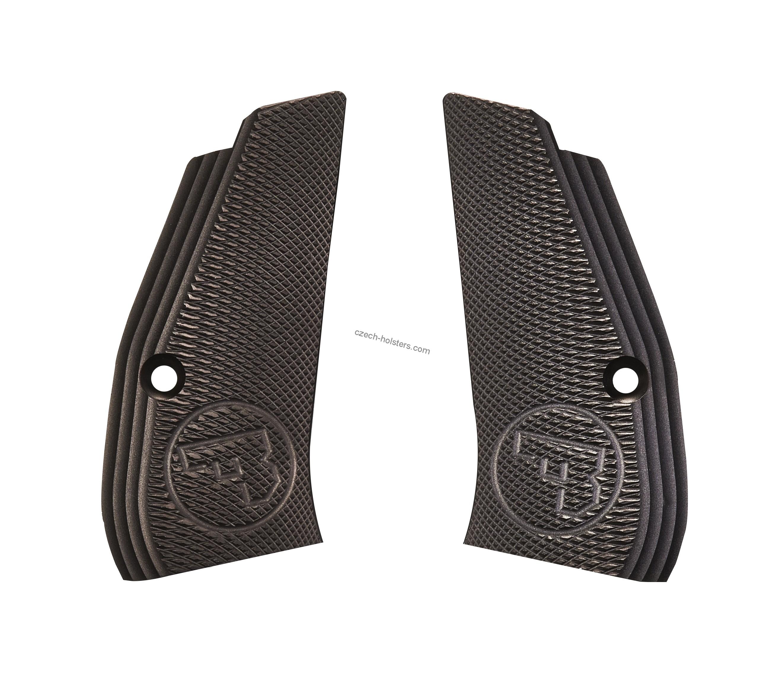 CZ 75 D Compact Grooved Grips without Funnel - Long Black - CZUB®
