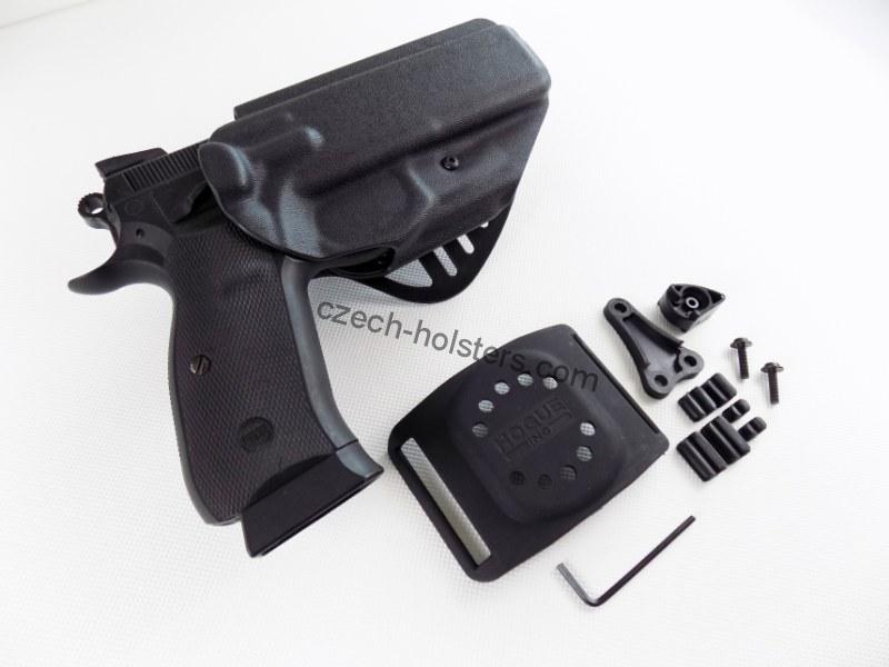 CZ 75/85 CZ 75 SP-01 Shadow Polymer Duty Holster Paddle + Belt Loop
