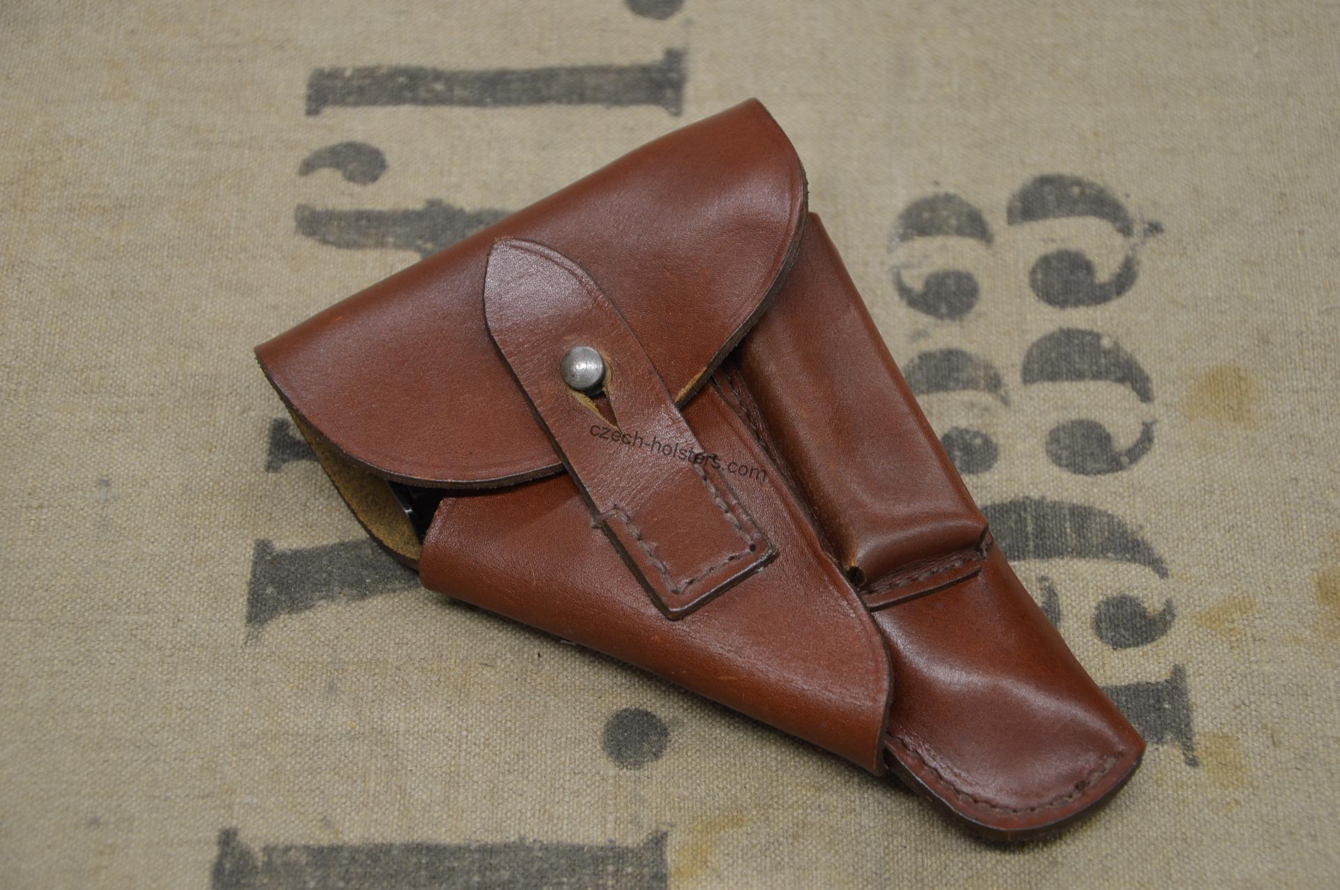WW2 German 100% Handmade Leather Holster Walther PPK - Brown