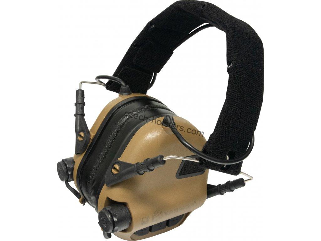 EARMOR® M31 MOD3 Professional Shooting Electronic Hearing Protector - Coyote