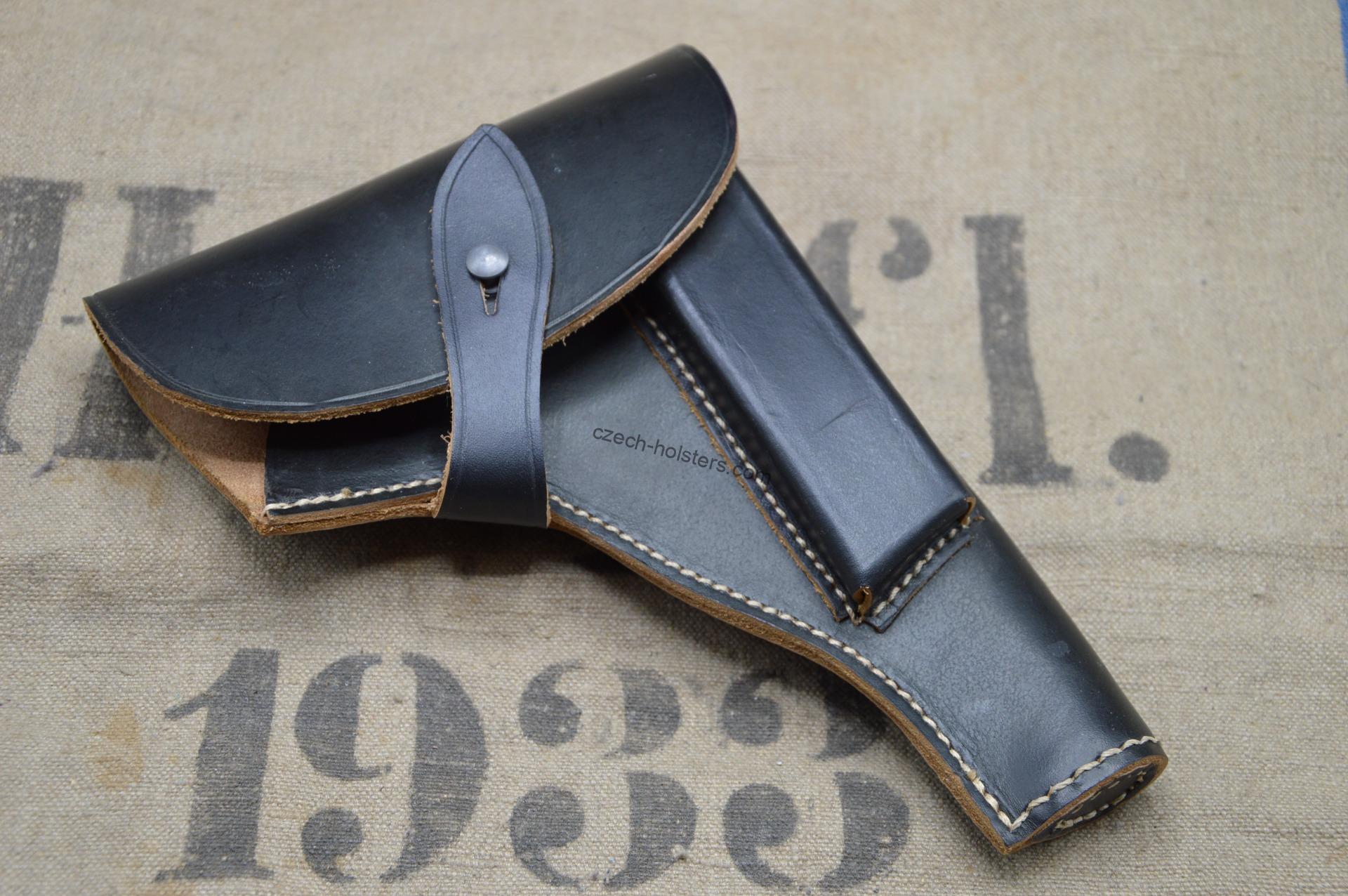 WW2 German Army 100% Handmade Leather Holster RADOM VIS 35- Black