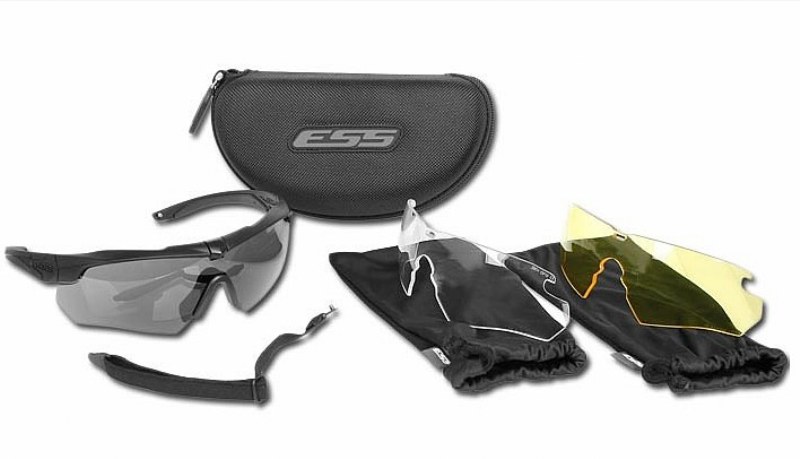 ESS® Crossbow 3LS Ballistic Safety Eyeshield Military Glasses 3 Lens Set - USA