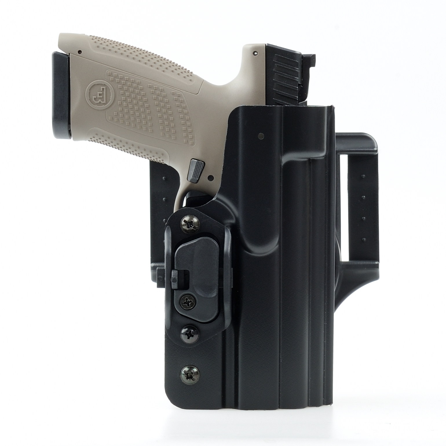 CZ P-10 C Plastic Duty Holster w/ Lock Block - BELT