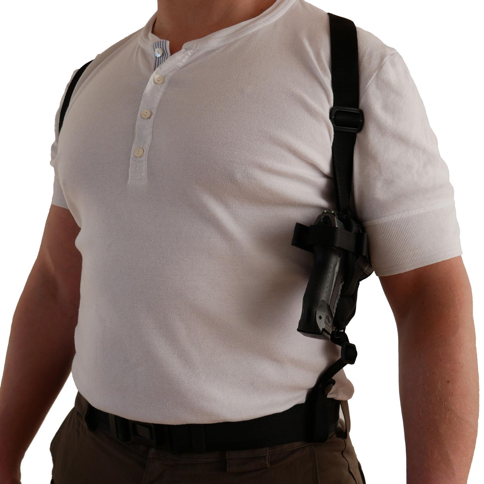 CZ Universal Size Horizontal Ambidextrous Shoulder Holster w/ Cross Rig