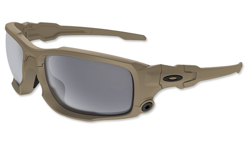 Oakley® SI Ballistic SHOCKTUBE Terrain Tan Grey Tactical Shooting Glasses - New