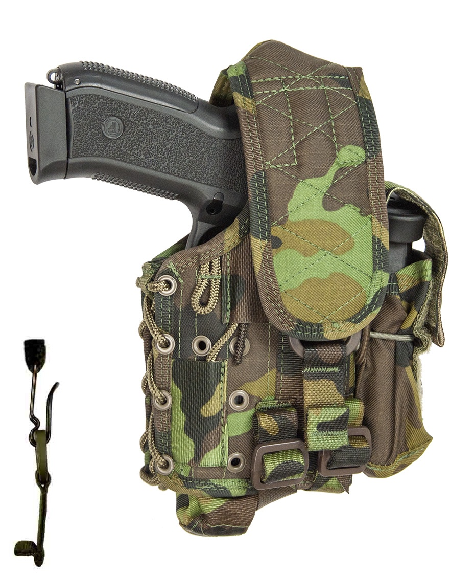 CZ 75 D Compact Army Military Professional Holster for Flashlight CZ Camo M95