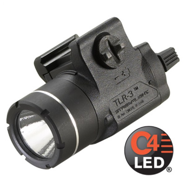 STREAMLIGHT® Rail-Mounted Tactical Weapon Flashlight TLR-3 - 170 lm