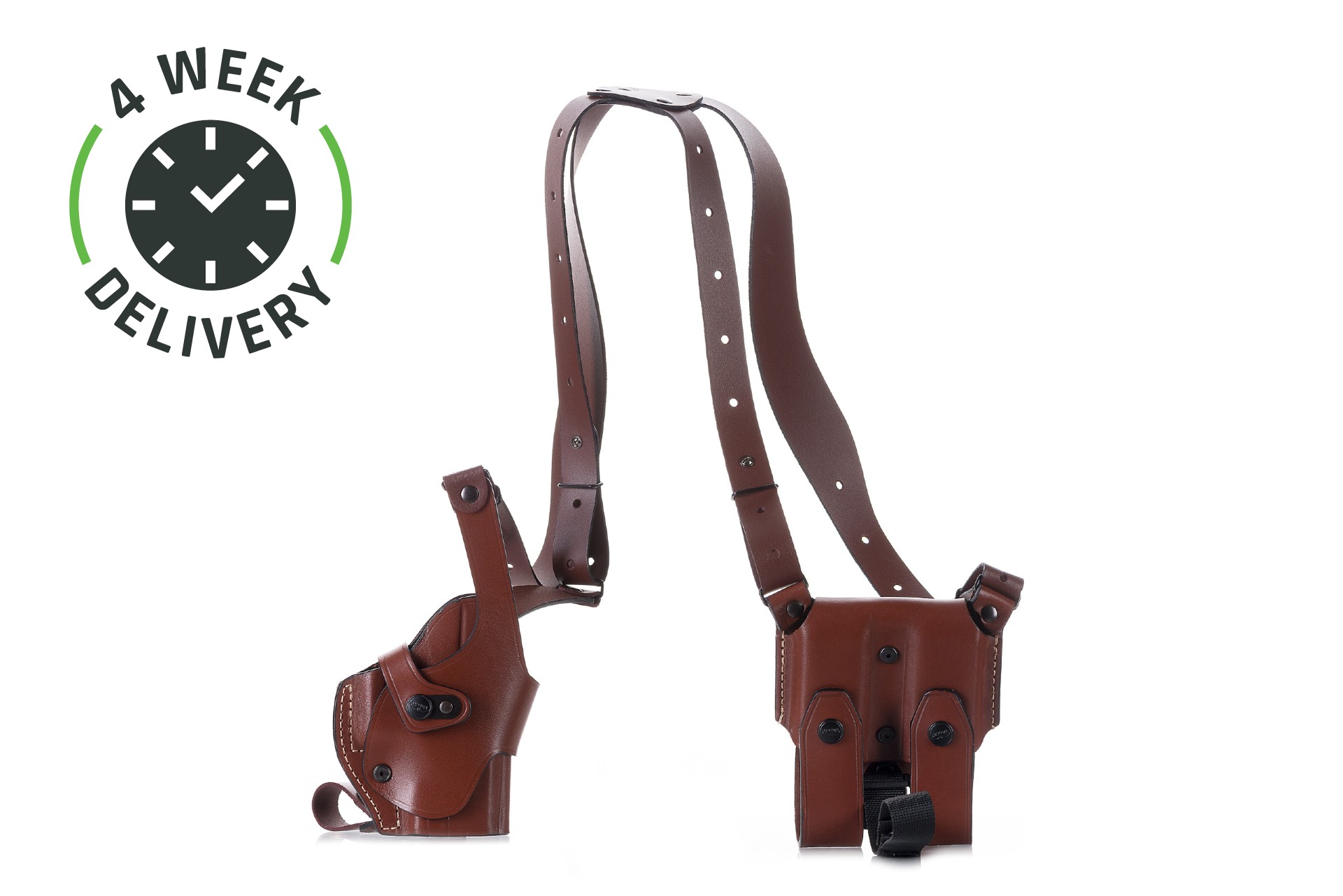 Falco® HandMade Leather Roto Shoulder Holster w/ Counterbalance - CZ Options