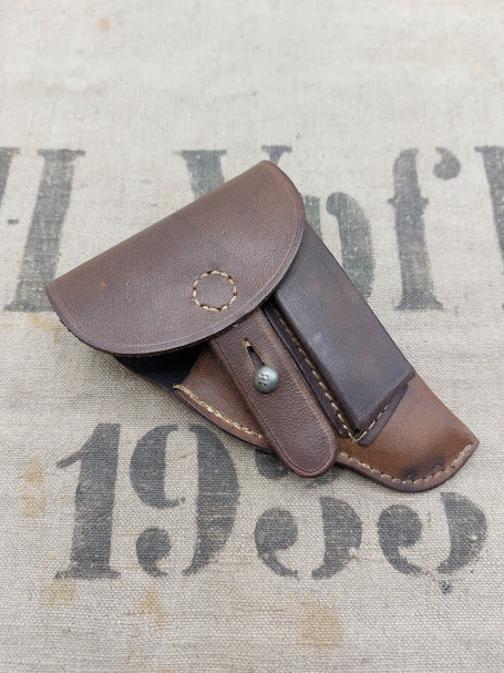Czechoslovakia ( First Republic 1918-1938 )  Holster CZ 45 / CZ DUO - Brown