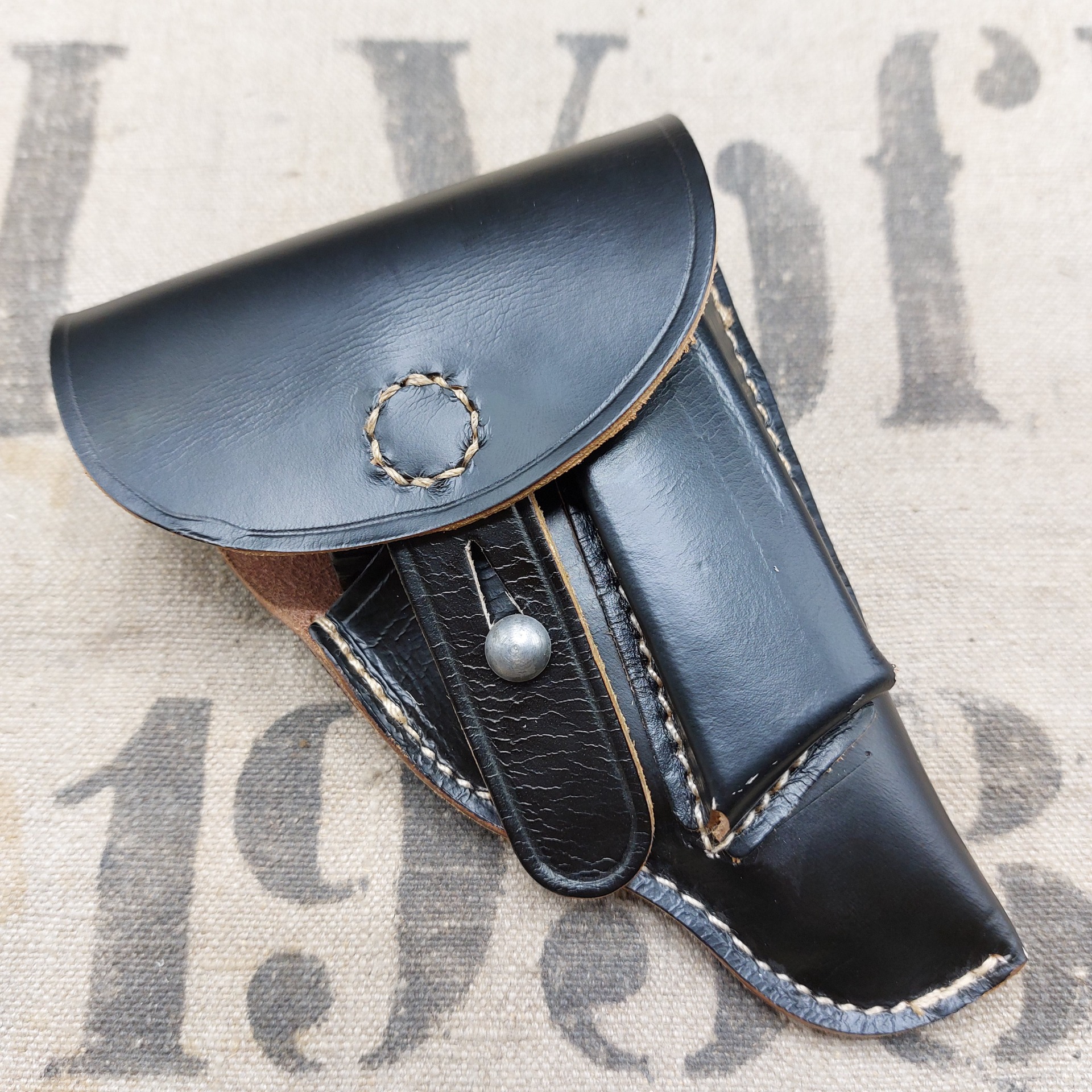 Czechoslovakia ( First Republic 1918-1938 ) Holster CZ 45 / CZ DUO - Black