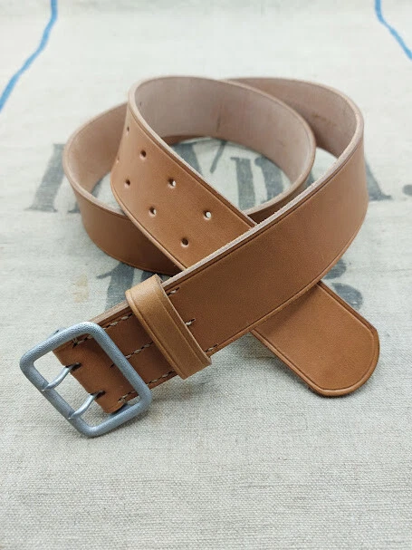 WW2 German Army LW, WH Officer Leather High Quality Patined Belt