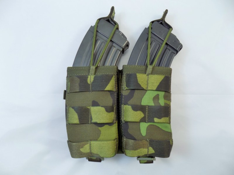 VZ58,SA58 Original Czech Army Magazine Double Open Molle Pouch M95 CZ Camo