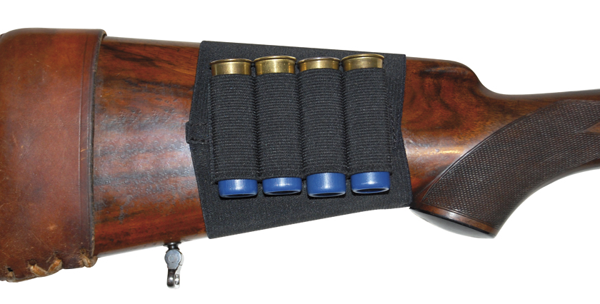 Shotgun Stock Cartridge Holder - Black